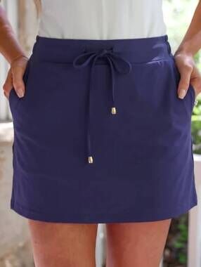 NEW JESS LEA happy hour skort in navy